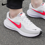 耐克（NIKE）跑步鞋男鞋 2025新款秋季運動(dòng)鞋輕便低幫休閑鞋緩震慢跑鞋 革命8/白色紅勾-102/偏小半碼 42.5