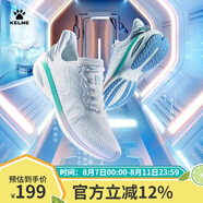 KELME/卡爾美 休閑運(yùn)動(dòng)跑鞋男鞋春秋新款緩震專業(yè)訓(xùn)練健身低幫跑步鞋女 白/灰 41