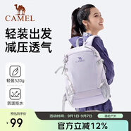 駱駝（CAMEL）【云影】雙肩包男背包防潑水旅行包輕量書包學(xué)生戶外徒步登山包
