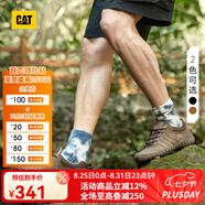 CAT卡特休閑皮鞋工裝鞋男鞋 戶(hù)外牛皮滿(mǎn)幫休閑鞋Instruct七夕禮物 褐色 40