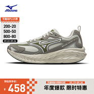 美津濃（MIZUNO）復(fù)古透氣輕量男女跑步鞋跑鞋運動鞋 ASTRO LS 05/銀樺色   44   
