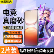 修霸（Xiuba）【電競磨砂鋼化膜】適用iQOOvivo系列磨砂鋼化膜超薄全屏防窺防摔抗指紋抗手汗電競級手感保護貼膜 vivo iQOO Neo9 【電競高清磨砂鋼化膜】-2片