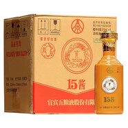 五糧液股份 15醬 醬香型白酒 商務送禮宴請 53度 500mL 6瓶 15醬品鑒375ml