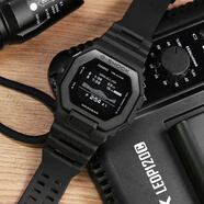 卡西歐（CASIO）黑暗之心金屬方塊GBX-100NS-1潮汐藍牙計步健身運動(dòng)手表男 GBX-100NS-1【暗黑騎士】