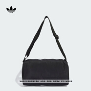 adidas迷你可調節運動(dòng)單肩斜挎包手提包男女夏季阿迪達斯三葉草 黑色   NS