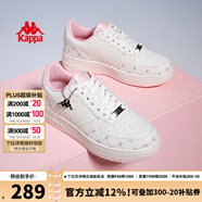 KAPPA男鞋板鞋男2025秋季新款小白鞋子男款情侶跑步鞋百搭休閑運動(dòng)鞋 冬日白/奶茶粉(女款） 39 (245mm)