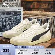 彪馬（PUMA）官方 男女同款情侶輕便經(jīng)典簡(jiǎn)約休閑百搭潮流板鞋 CARACAL 369863 米白色-黑色-黑色-29 41