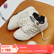 蓋世威（K·SWISS）【秀場(chǎng)同款】運(yùn)動(dòng)鞋男女情侶鞋復(fù)古真皮低幫板鞋Si-18滿貫鞋8381 9218-102大白熊 男女同款 38 尺碼偏小,推薦拍大一碼