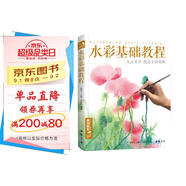 經(jīng)典全集《水彩基礎教程》入門(mén)臨摹零基礎自學(xué)教材書(shū)籍風(fēng)景美食花卉美術(shù)藝術(shù)少女手繪插畫(huà)冊本森系美院名師