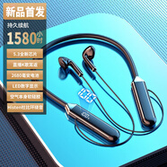 小米（MI）適用【國貨之光】影巨人掛脖式藍牙耳機無(wú)線(xiàn)長(cháng)續航兼容蘋(píng)果vivo小米OPPO華為 黑色 【久戴不痛】官方 尊享版-200小時(shí)待機-標準音質(zhì)