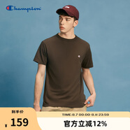 Champion冠軍t恤男24新款純棉情侶寬松短袖上衣 M731咖啡色 M 