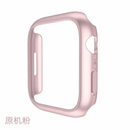 適配蘋(píng)果iWatchs10手表表殼新款applewatchs9輕薄防刮ultra半包鏤空8表盤(pán)套iPhonewatchs7/6磨砂保 【原機粉】防撞抗摔配保護膜 iwatch10代【46mm表盤(pán)】