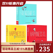 英文原版 Happiness is 500 Ways to Be in the Moment 治愈系繪本 3冊 500 Ways to Show I Love You 漫畫(huà)故事圖畫(huà)書(shū) 綠山墻