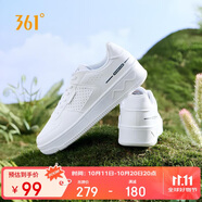 361°運(yùn)動(dòng)男鞋秋冬季學(xué)生復(fù)古厚底增高小白休閑板鞋子男672426611-1