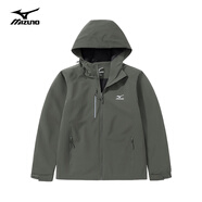 美津濃戶外夾克男女登山服鋒衣外套防風(fēng)抓絨內(nèi)里衣服