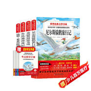 快樂讀書吧六年級(jí)下冊(cè)（全4冊(cè)）送4本考點(diǎn)魯濱孫漂流記愛麗絲漫游奇境尼爾斯騎鵝旅行記湯姆·索亞歷險(xiǎn)記