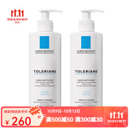 理膚泉（LA ROCHE-POSAY）特安舒緩潔面乳 洗面奶 兩瓶 400ml