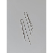 迷度通體S925銀極簡(jiǎn)耳線(xiàn)長(cháng)款流蘇耳環(huán)超仙氣質(zhì)耳煉輕奢冷淡風(fēng)耳墜 【通體S925純銀】一對