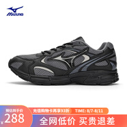 美津濃（MIZUNO）【SPEED 2K】千禧復(fù)古跑鞋男女同款運(yùn)動(dòng)鞋緩震舒適透氣跑步鞋 07/黑/煙熏灰 41 (265mm)