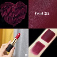 歐萊雅（LOREAL）歐萊雅唇膏口紅小妖金黑管紛澤豐潤霧感唇膏233/RB301 160 666 歐萊雅黑管口紅218#車?yán)遄?無盒