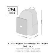 匡威（Converse）CONVERSE匡威官方 GO 2 經(jīng)典款男女大容量雙肩包電腦背包10020533 尺寸參考 OSFA