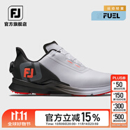 FootJoy高爾夫球鞋男鞋F(xiàn)J全新Fuel運(yùn)動(dòng)輕量golf無(wú)釘鞋運(yùn)動(dòng)防滑耐磨鞋子 55435[旋鈕款]-白/黑/橙 40 碼=美碼7碼