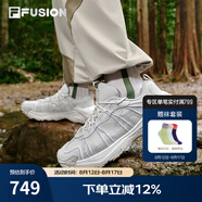 FILAFUSION斐樂(lè )潮牌章昊同款山脈鞋2代山系老爹鞋運動(dòng)休閑鞋男鞋 云峰白-VO 45
