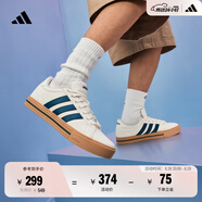 adidas DAILY 4.0復古百搭休閑帆布鞋男女阿迪達斯官方輕運動(dòng) 白色/石綠/樹(shù)脂黃   40