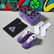 匹克態(tài)極910BB男款籃球鞋套裝實(shí)戰球鞋耐磨革面專(zhuān)業(yè)低幫運動(dòng)鞋 漿果紫 43