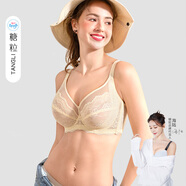 內(nèi)衣女薄款大胸顯小大尺碼胖mm聚攏收副乳上托 托防下垂超薄文胸 8818銀杏膚 80C