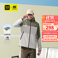 海瀾之家夾克男25新款馬術(shù)運(yùn)動工裝撞色外套男春季HWJAW1W023A 卡其鑲拼42 185/100A 推薦83~90kg