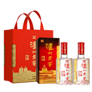 瀘州老窖（LUZHOULAOJIAO）六年窖頭曲 濃香型白酒 52度 500mL 2瓶 雙瓶裝