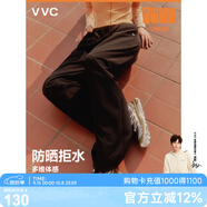 VVC成毅同款防曬褲女夏季防紫外線潮流透氣直筒休閑百搭褲子 曜石黑M