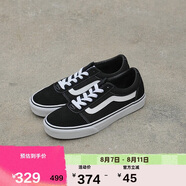 VANS范斯官方 線上專售Ward黑色個(gè)性街頭復(fù)古百搭女鞋板鞋 黑色 36.5 