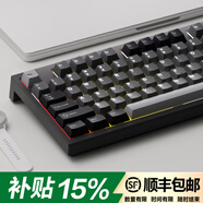 腹靈【國(guó)補(bǔ)七夕禮物】FL980正刻側(cè)刻客制化電競(jìng)游戲辦公機(jī)械鍵盤全鍵熱插拔三模無(wú)線藍(lán)牙 FL980三模+黑面98鍵+霧燼正刻 灰雪靜音軸【靜音】