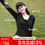駱駝女裝冷白皮戶(hù)外防曬衣女2025春夏新款短款顯瘦收腰速干防曬服外套