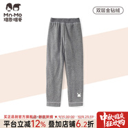 瑁恩·瑁愛(ài)斷碼特價(jià)金鉆絨雙層打底褲秋冬兒童加絨加厚保暖褲火山巖 02#冬日夢(mèng)想秀(中花灰) 110 建議身高100cm左右