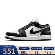耐克Nike女鞋Air Jordan 1 AJ1黑白熊貓低幫復(fù)古板鞋籃球鞋 DC0774-101 43