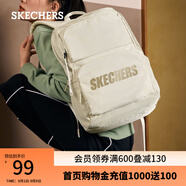 斯凱奇（Skechers）雙肩包男女同款學(xué)生經(jīng)典紅色書包時(shí)尚大容量休閑運(yùn)動(dòng)旅行通勤背包 淺沙黃色/01LU