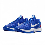AJNIKERNIKE AIR［滅世純原］科比6代籃球鞋Kobe6戰(zhàn)靴反轉(zhuǎn)青蜂俠耐磨防滑 道奇藍(lán) 46 _送籃球襪