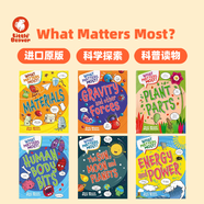 贈音頻 進(jìn)口英文原版 What Matters Most? 兒童科學(xué)探索百科6冊 太陽(yáng)月亮行星 重力與力 人體奧秘 神奇材料 能源動(dòng)力 植物世界 啟蒙科普讀物 What Matters Most系列6