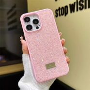 華為（HUAWEI）施華洛世奇閃鉆手機(jī)保護(hù)殼適用iPhone16promax感保護(hù)殼16pro1514p 滿鉆施華洛世奇櫻花粉 iPhone 13