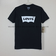李維斯（Levi's）美國(guó)  男款大LOGO短袖T恤3LMST302CC 經(jīng)典款 黑色 3LMST302CC S
