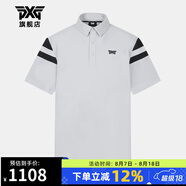 PXG韓國進(jìn)口 高爾夫服裝男裝golf運(yùn)動短袖T恤Polo衫 涼感透氣 PIMPM223411 淺灰色 L