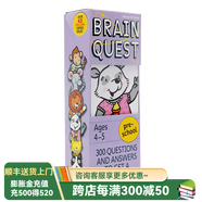 英文原版卡片Brain Quest系列 Preschool Kindergarten/Reading /Math Grade 大腦任務字卡書 學前小學生全科練習閱讀物 Brain Quest 低幼組4