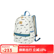 361°25秋季新款學(xué)生書包男女通用印花雙肩背包 512531020 白色 均碼