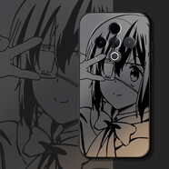 信盛宏 適用VIVOY500手機殼吾王新款二次元潮牌小鳥(niǎo)游六花vivo動(dòng)漫硅膠網(wǎng)紅高級防摔全包保護套 經(jīng)典黑-中二病F白 VIVOY500