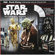星戰(zhàn)原三部曲 隨讀故事書和CD合集 Star Wars The Original Trilogy 進口原版故事書  小學教輔