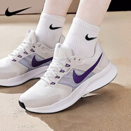 耐克（NIKE）女鞋 2025新款秋季運動(dòng)鞋網(wǎng)面輕便時(shí)尚跑步鞋低幫透氣舒適休閑鞋 紫羅蘭-014 RUN SWIFT 3 37.5
