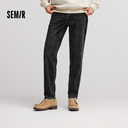 森馬（Semir）森柔牛仔牛仔褲男冬經(jīng)典復古通勤百搭103724124101A